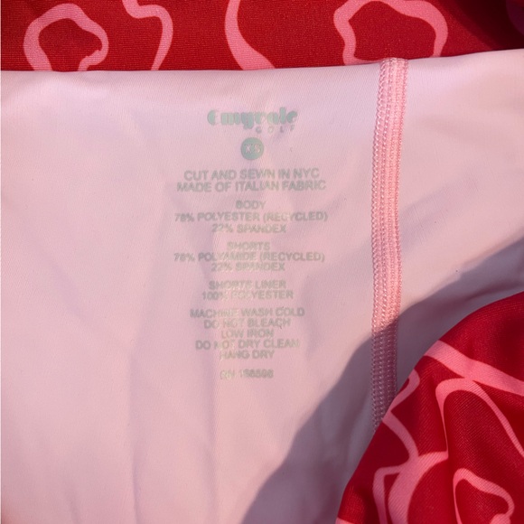 Women’s XS Galway Golf Skirt in Red Floral Edge EMYVALE GOLF - Picture 13 of 13